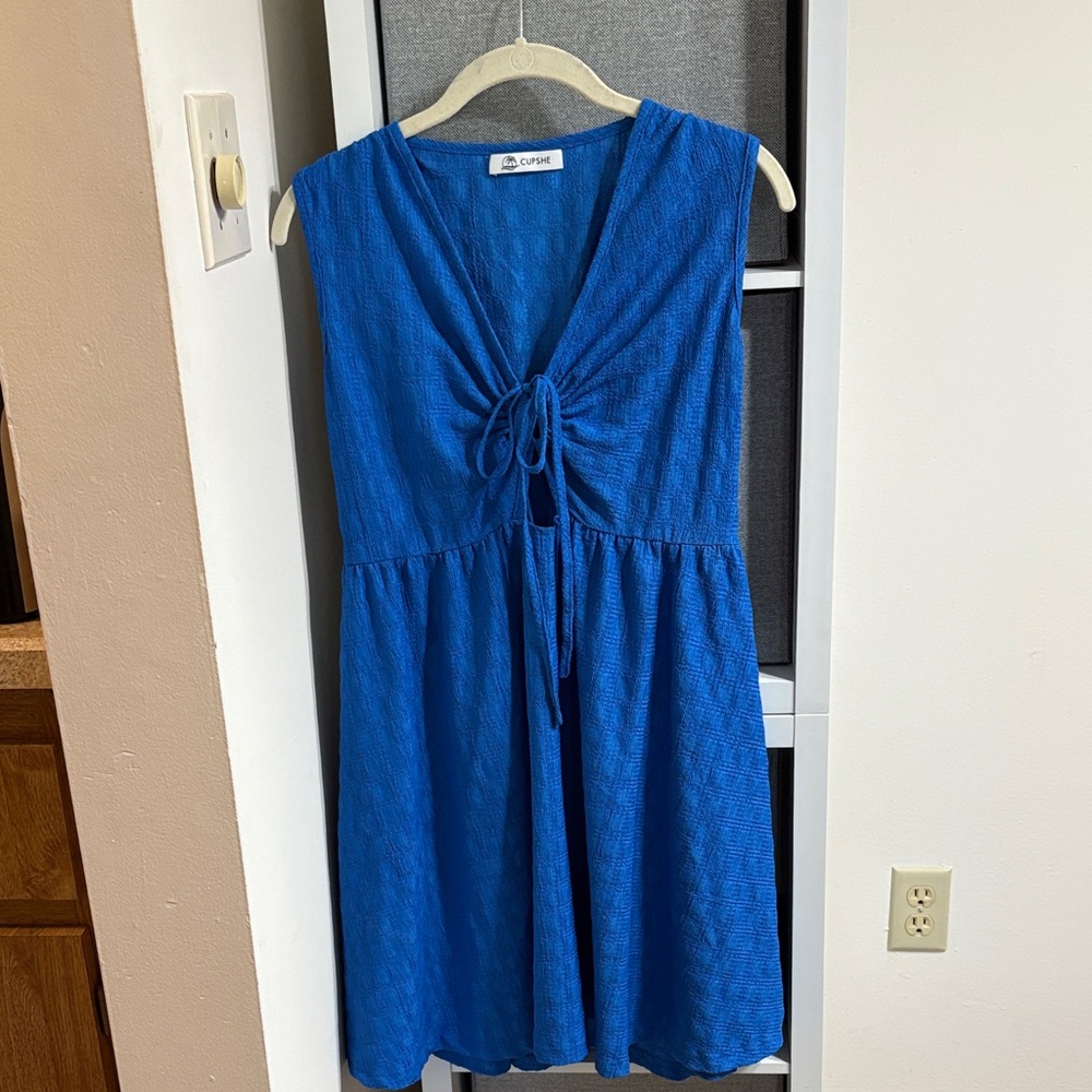 Cupshe Blue Mini Dress